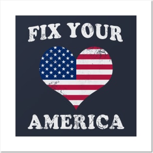 Fix Your Heart America Posters and Art